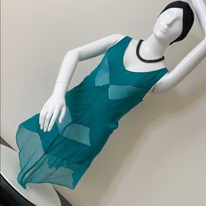 Vintage Armani Exchange AX chevron tunic cover up